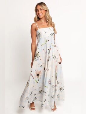 chinese dress ladies Kleo Maxi Dress in Pina Colada Ombre – OutDazl main image 1